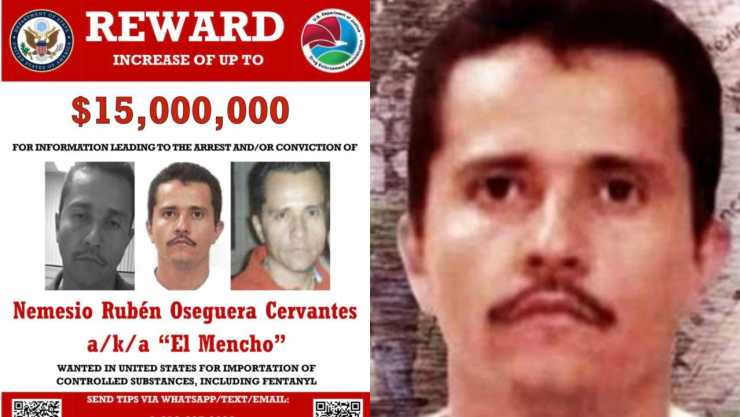 Recompensa por “El Mencho”