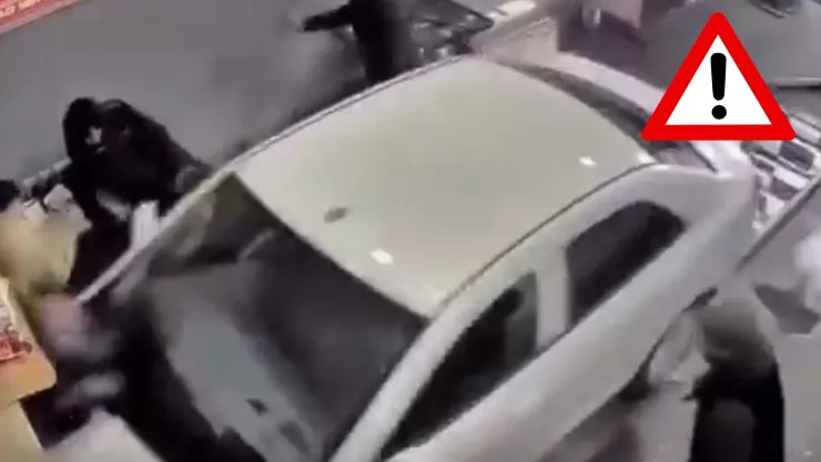 VIDEO SENSIBLE: Así fue como un hombre es atropellado y aplastado brutalmente dentro de un taller mecánico 