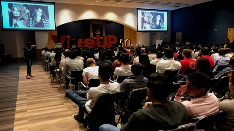 El auditorio del campus CDMX lució un lleno total