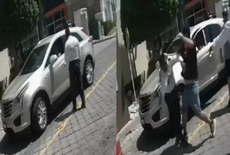 Captan agresión a guardia en fraccionamiento de Puebla; le llaman Lord Cajuela