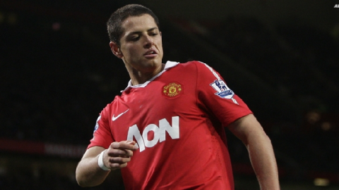 Feliz Chicharito por su temporada