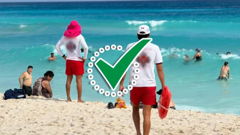 Estas son las playas de Cancún en las que puedes nadar HOY 3 de marzo de 2026.webp