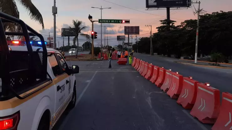 Anuncian nuevos cierres viales en el Boulevard Colosio de Cancún