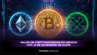 Criptomonedas hoy en México: precios actualizados y variaciones al 6 de diciembre de 2025