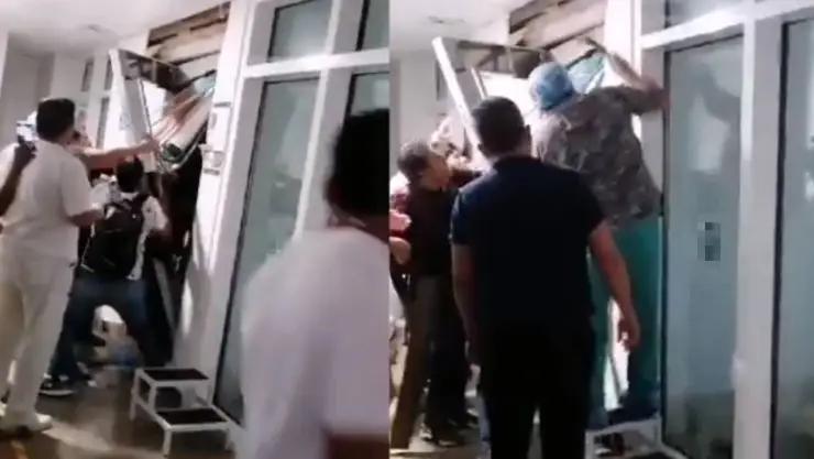 VIDEO: Niña fue aplastada por elevador en hospital de Playa del Carmen