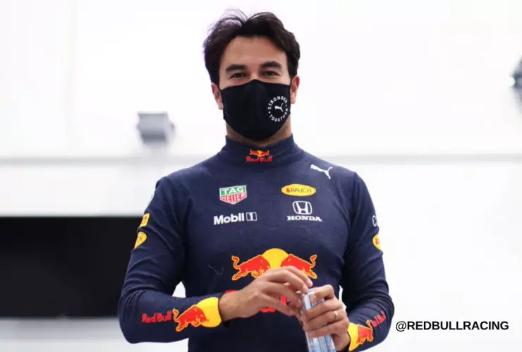 Sergio Pérez con Red Bull