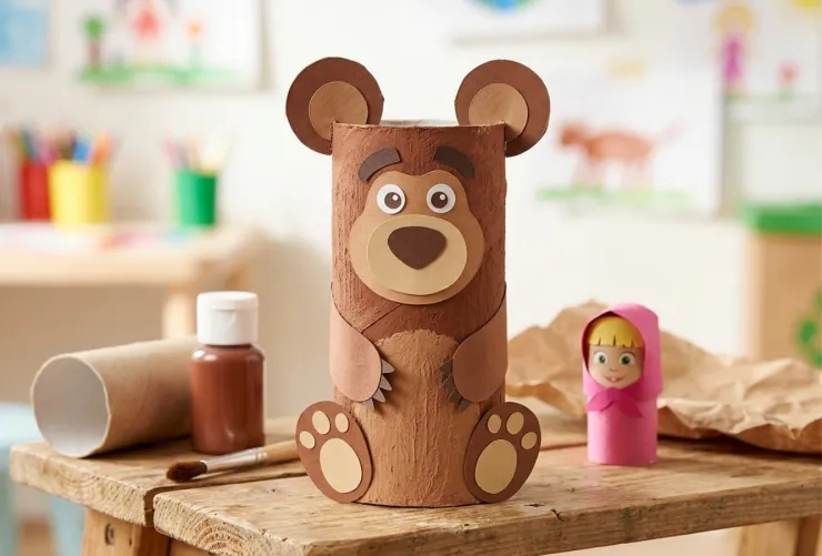 4 ideas de manualidades inspiradas en ‘Masha y el Oso’ que puedes hacer fácilmente con tus hijos