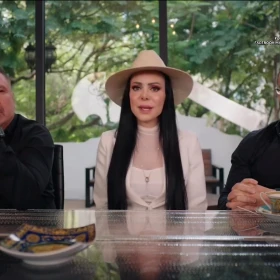 Alonso Beceiro, Maribel Guardia y Marco Chacón