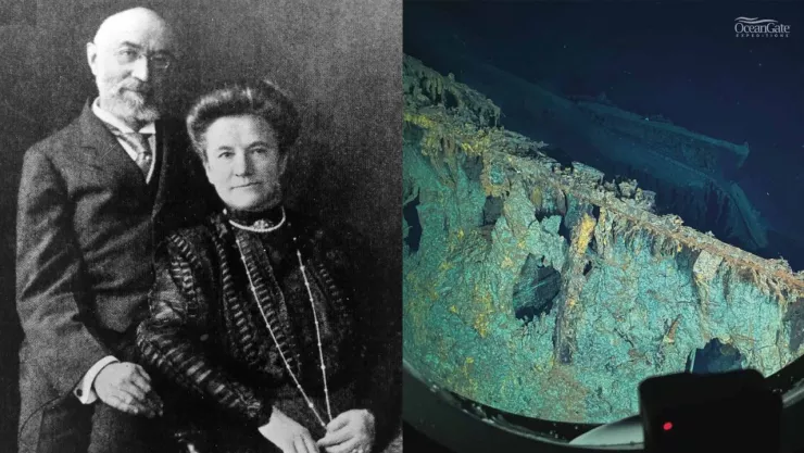 Esposa de conductor del submarino perdido tenía familia en el Titanic