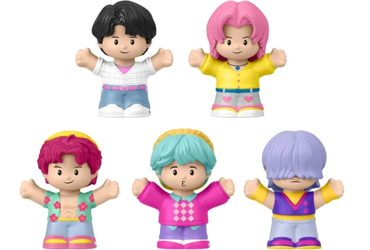 Set de little people de de los Saja Boys de Kpop Demon Hunters