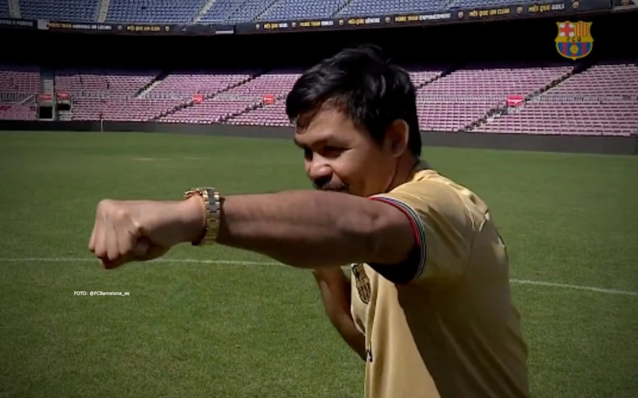 Manny Pacquiao Barcelona fc