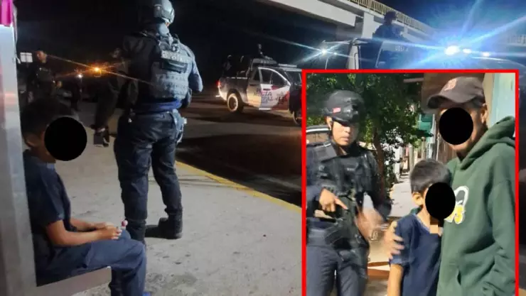 localizan a niño de 8 años solo en carretera de Celaya