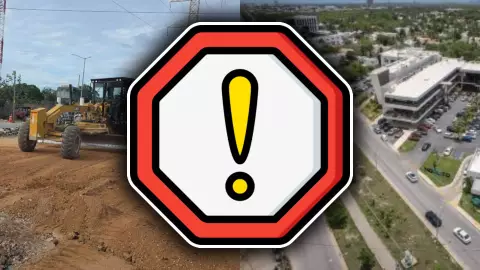 ¡Tráfico en Cancún! Cruce de Av. Huayacán con Av. Colegios permanecerá cerrado por varios días: Esta es la razón