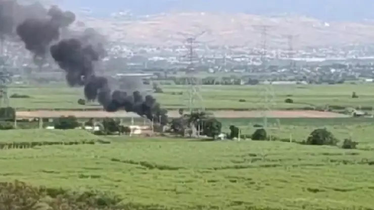 Se desploma helicóptero de la CFE en Morelos