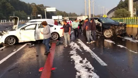 Caos en la M&eacute;xico - Toluca
