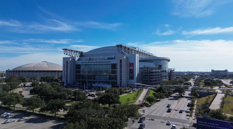 Vista panorámica del NRG Stadium y sus alrededores