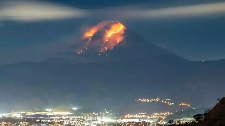 INCENDIO VOLCÁN DE GUATEMALA