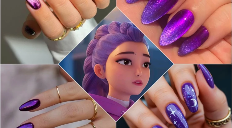 3 diseños de uñas de Rumi de las Guerreras KPop para niñas
