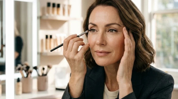 Cómo usar eyeliner en gel para mujeres de 40 a 50 años