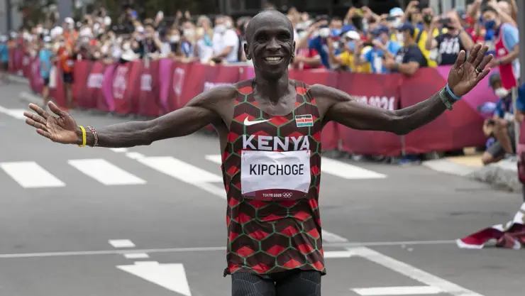 Kipchoge running