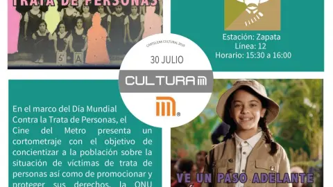 El Metro se suma a celebraciones del Día Mundial contra la Trata de Personas