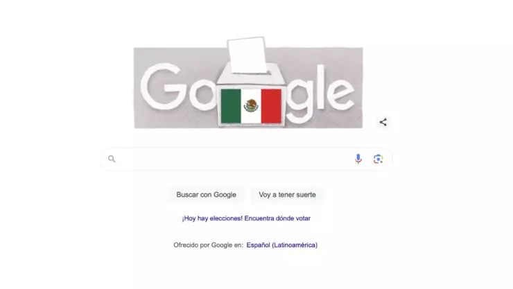 Doodle de Google sobre las elecciones generales 2024 en México
