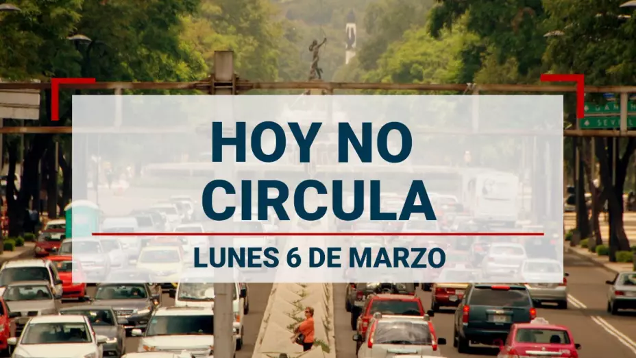 Qué autos descansan por el Hoy No Circula hoy lunes 6 de marzo en CDMX y Edomex.jpeg
