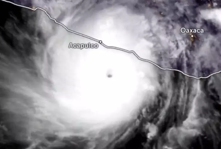 Huracán Otis rompe récord: SMN