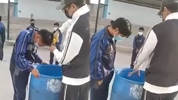 Profesor le corta el cabello a sus alumnos.jpg
