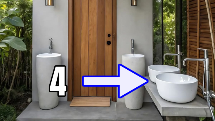 4 ideas aesthetic para poner el lavabo afuera del baño y hacer más espacio en tu casa