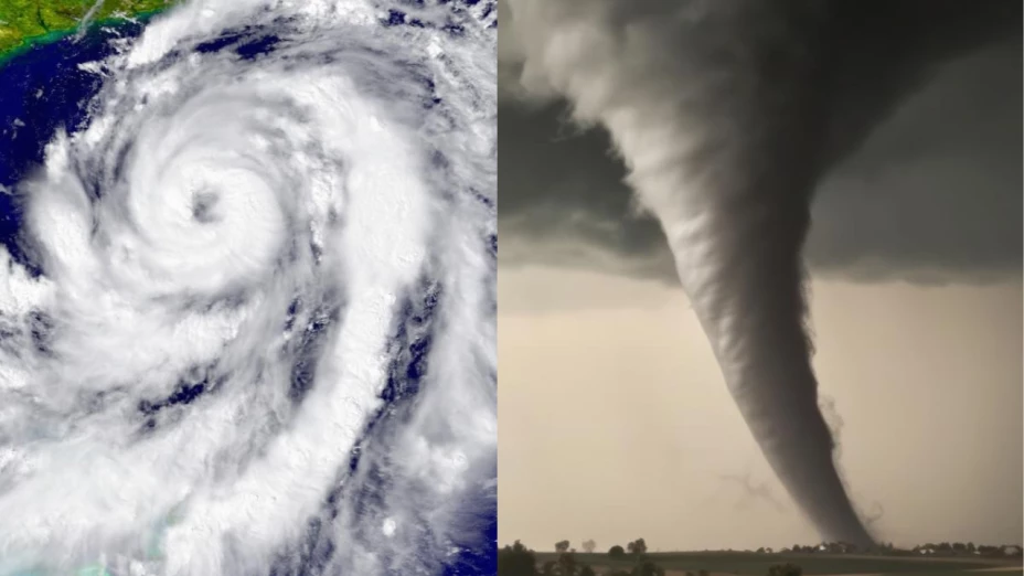 Tornado, Huracán y Tormenta Tropical