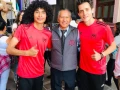 Dr. José Miguel Aguirre Ruíz con Gio y Cero de Ksk