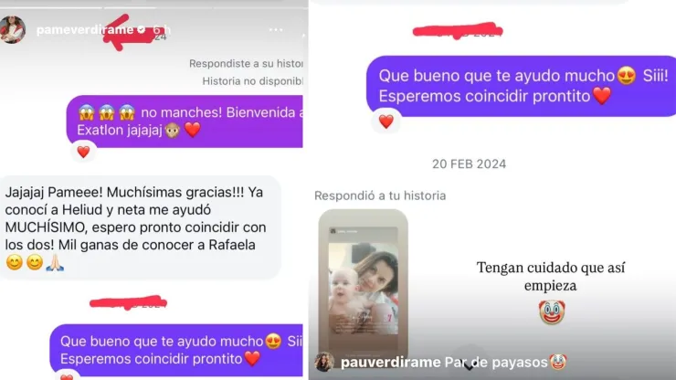 Exatlón México Pamela Verdirame acusa a Sofía Arroyo de su separación con Heliud Pulido historia de pame