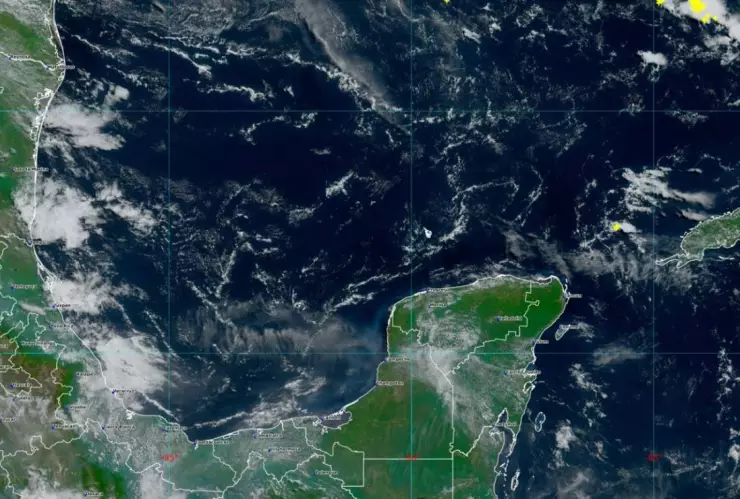 dioxido del popocatepetl afectara la peninsula de yucatan.