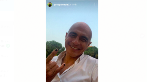 Juan Francisco Palencia se rapa pelón