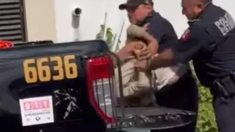 Detienen a sujeto por presuntamente AGREDIR a una persona en Cinco Colonias de Mérida.