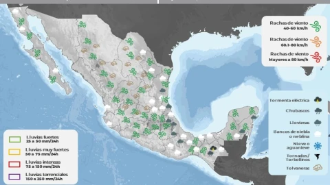 Clima en México hoy 6 de marzo de 2024