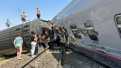 Choque de tren en Rusia deja dos muertos