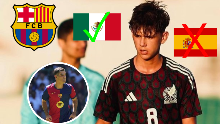 Es español y pertenece al Barcelona, pero decidió jugar para la Selección Mexicana ¿El nuevo Rafa Márquez?