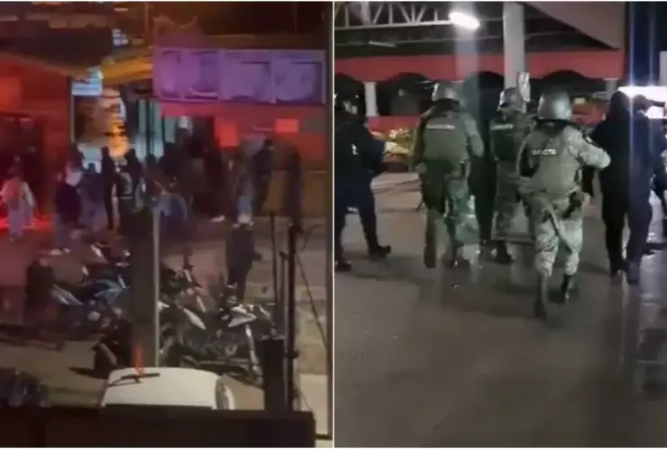 San Cristóbal de las Casas balacera mercado zona norte panico pobladores