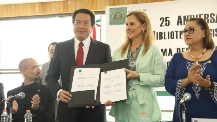 Mario Delgado y Beatriz Gutiérrez