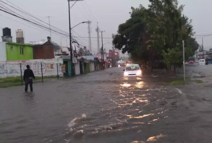 Lluvias provocan inundaciones en Cuautitlán Izcalli