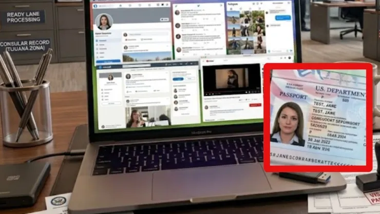Estados Unidos revisión de redes sociales por visa