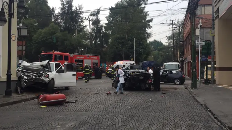 Accidente vehicular Coyoacán un muerto