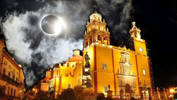 ECLIPSE SOLAR Guanajuato hoy 8 de abril