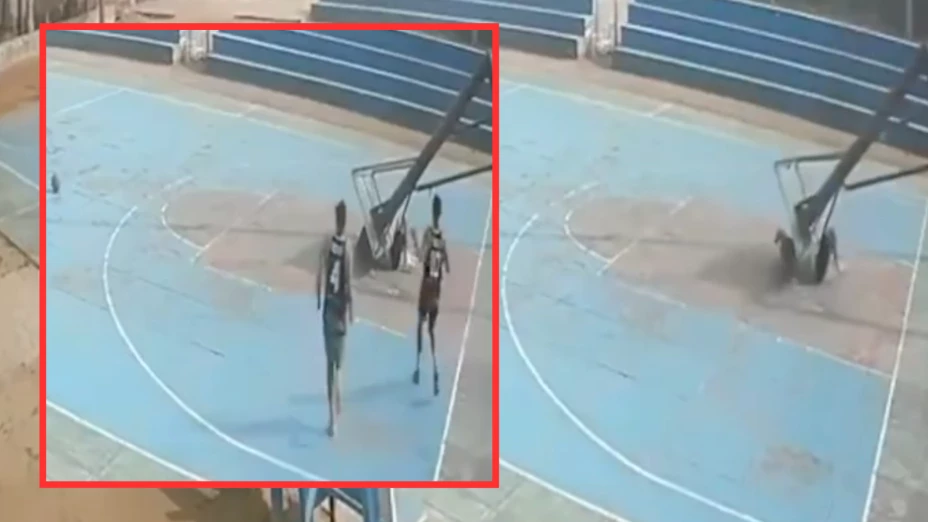 Muere joven aplastado por poste