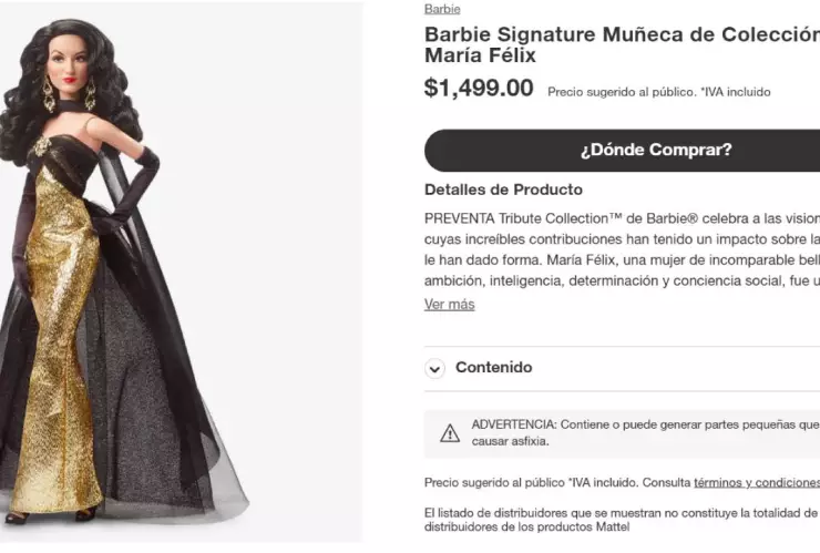 María Félix Barbie