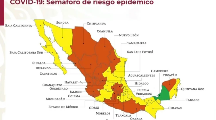 Mapa covid México