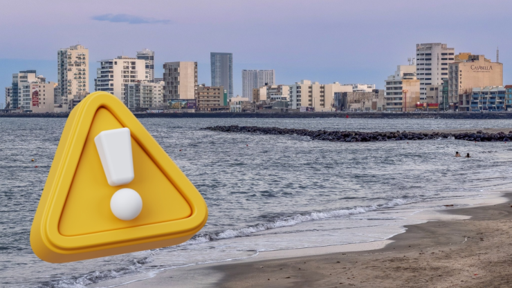 Playas contaminadas de Veracruz