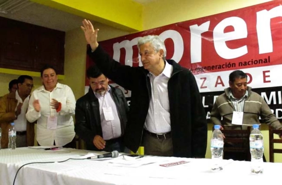 Andrés Manuel López Obrador, líder de Morena